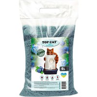 Наполнитель для кошачьего туалета Top Cat Tofu соевый Черника 6 л