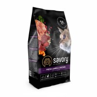 Savory Sterilised Lamb Chicken для стерилізованих кішок з ягням 2 кг
