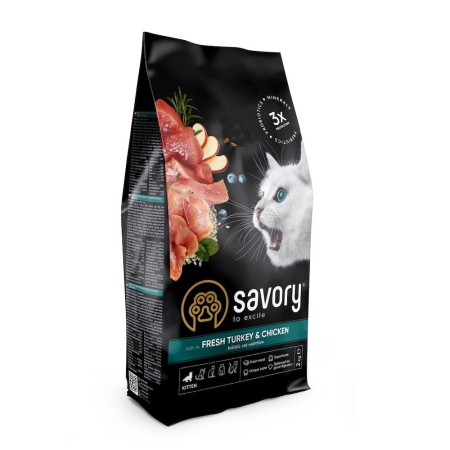 Savory Kitten Chicken With Turkey 2 кг для кошенят з індичкою