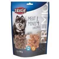 Лакомство для собак Trixie Premio 4 Meat Minis, с курицей, уткой, говядиной и бараниной, 400 г (31852)