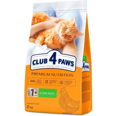 Клуб 4 Лапи Premium Kitten Chicken 2 кг сухий корм для кошенят з куркою