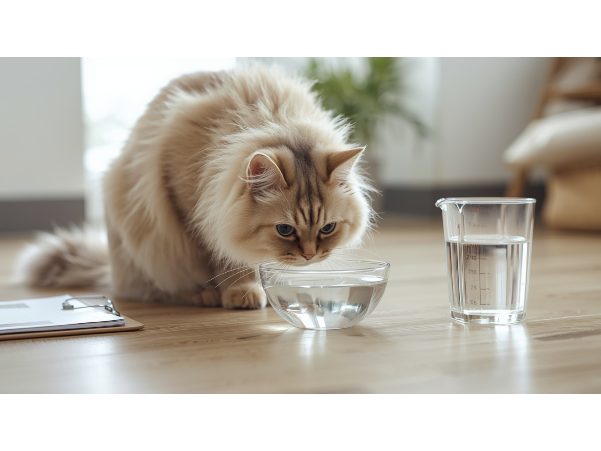Кіт п’є багато води: норма чи проблема