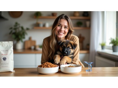 Чим годувати цуценят великих порід: поради власникам