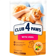 Клуб 4 Лапи Premium Veal для кішок з телятиною 300 г