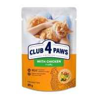 Клуб 4 Лапи Premium Chicken 24х85 г з куркою у желі для котів